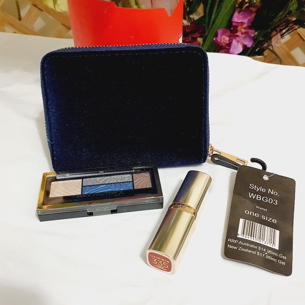 Set | MAX FACTOR Smokey Eye Kit + L'OREAL Lipstick + Wallet | All NEW - Picture 14 of 14